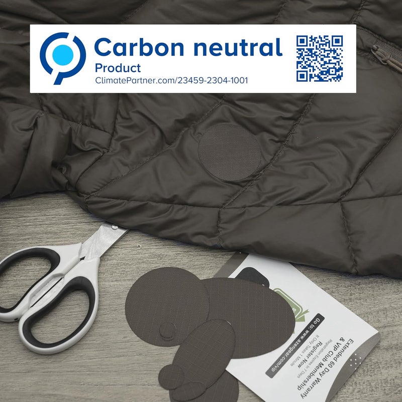aZengear Repair Patches for Jackets, Tent, Shoe Toe, Air Mattress, Inflatables, PVC Gear - Waterproof, Self-Adhesive, Tear-Cold-Heat-Resistant, Down Puffer Coat (11 Pcs, Charcoal Brown) - Image 4
